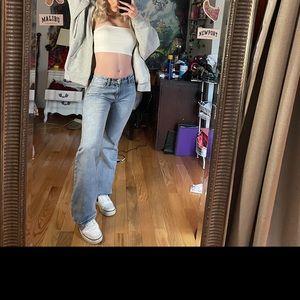 Brandy Melville Low rise bootcut jeans
